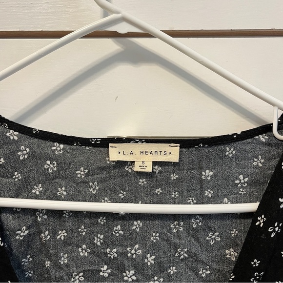 Pacsun LA Hearts Ditsy Floral Tie Top - Picture 4 of 4